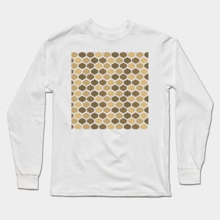 Mid Century Modern Honeycomb Long Sleeve T-Shirt